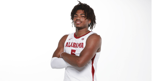 Future150's tweet image. Future150 Camp Alum 2023 PG RJ Johnson of Grissom High has committed to the University of Alabama today.  He is currently ranked the 49th prospect in the country and #1 in the state of Alabama. ow.ly/FeAa50KtqFb