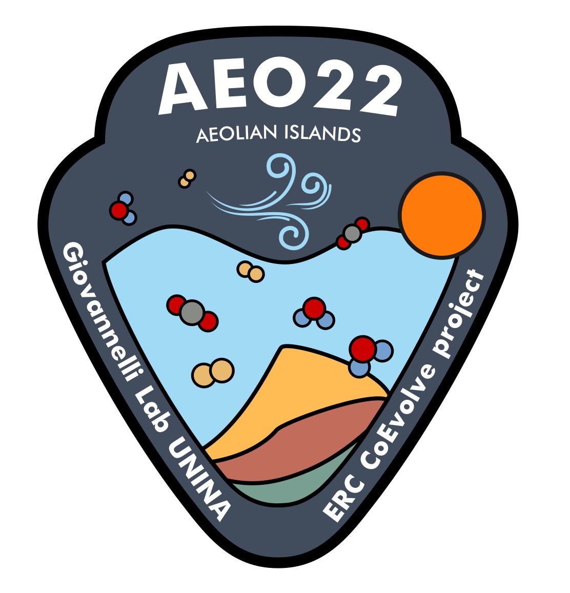 Donato Giovannelli (@d_giovannelli) on Twitter photo And we have another expedition badge designed by <a href="/pbarcalal/">Patricia Barcala D.</a>, linking together the key elements of our project together with the Aeolian Islands legends, with an homage to Eolo, the god of the wind. Because not only <a href="/NASA/">NASA</a> nada <a href="/esa/">European Space Agency</a> have mission badges... And we have another expedition badge designed by <a href="/pbarcalal/">Patricia Barcala D.</a>, linking together the key elements of our project together with the Aeolian Islands legends, with an homage to Eolo, the god of the wind. Because not only <a href="/NASA/">NASA</a> nada <a href="/esa/">European Space Agency</a> have mission badges...