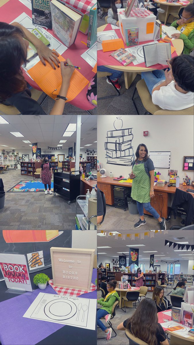 Ms. Vasquez (@jvasquez_ams) on Twitter photo Welcome to the 5 Star Books Bistro!
👩🏻🍳🍽📚
The most finest books for tasting today at the Antwine Library!
Thank you <a href="/AHash_AMS/">Alexa Hash</a> <a href="/LCardiel_AMS/">Lorraine C</a> for making this book tasting so special for our Cougars! 💛🐾🖤
<a href="/HAntwine_MS/">Patricia Pedroza</a> Welcome to the 5 Star Books Bistro!
👩🏻🍳🍽📚
The most finest books for tasting today at the Antwine Library!
Thank you <a href="/AHash_AMS/">Alexa Hash</a> <a href="/LCardiel_AMS/">Lorraine C</a> for making this book tasting so special for our Cougars! 💛🐾🖤
<a href="/HAntwine_MS/">Patricia Pedroza</a>
