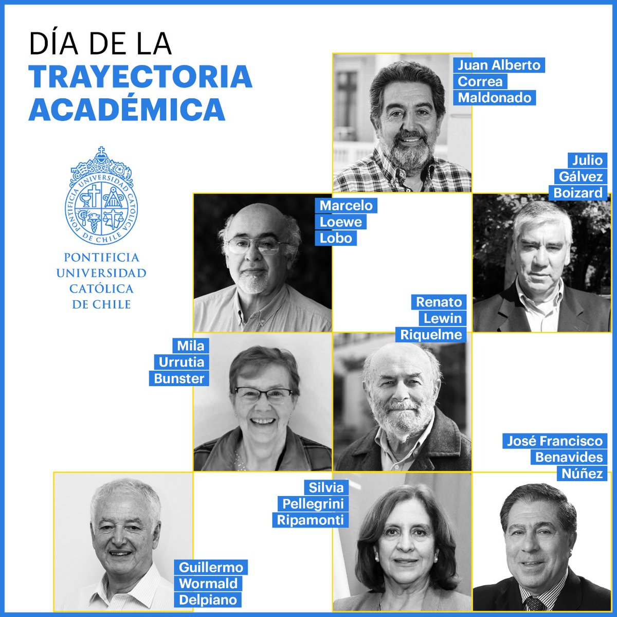 ucatolica's tweet photo. ¡Un aplauso de toda la #ComunidadUC! 👏 Hoy celebramos a 15 académicos y académicas #UC que cumplen 40, 45 y 50 años por su sostenido aporte formando a miles de personas en nuestras salas de clase. 👨🏫👩🏫 Revisa más detalles de la ceremonia en esta #NotaUC: https://t.co/NvlZq1B7Uz https://t.co/B6bfyhISpc