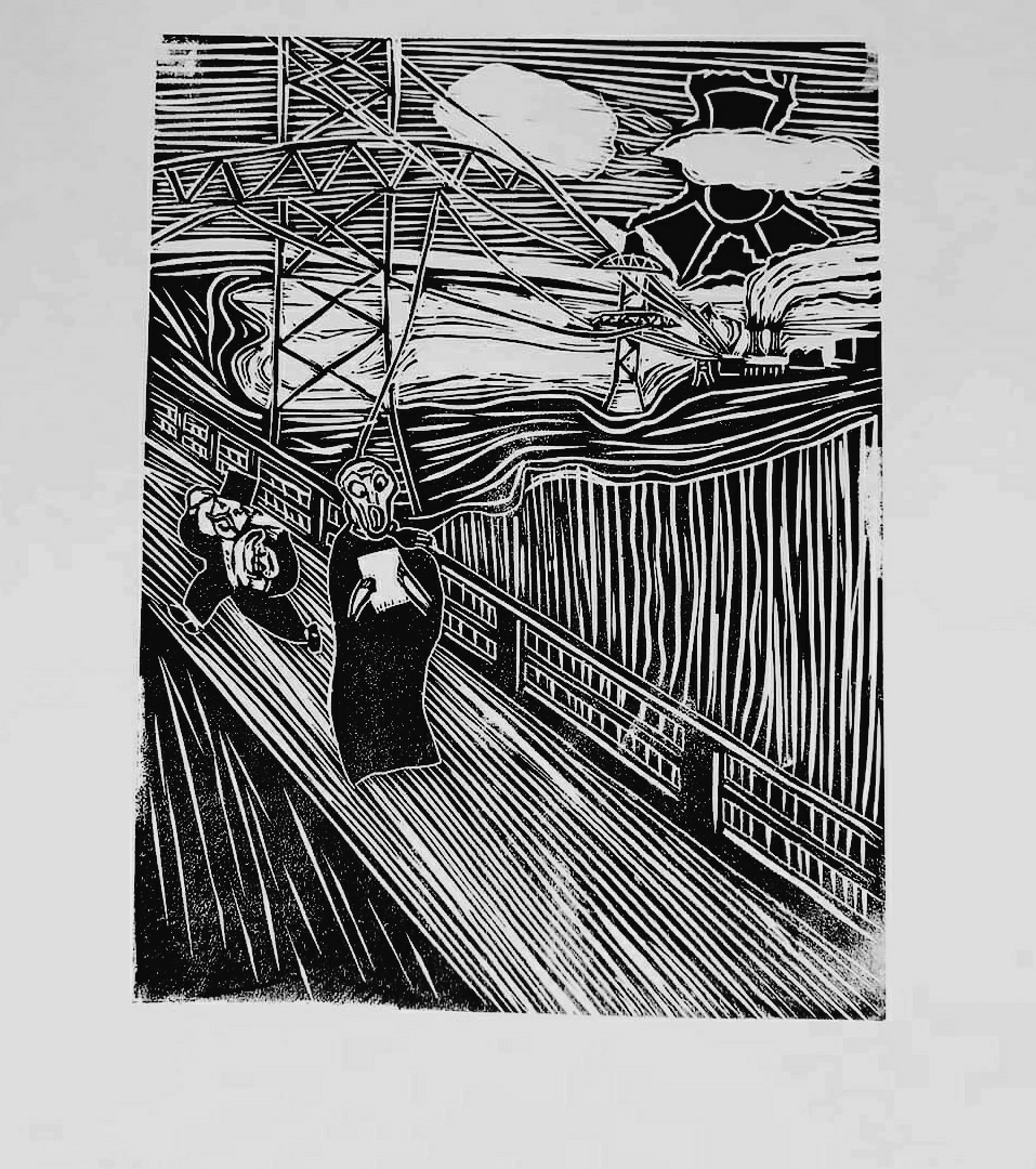 BbNieuw's tweet photo. “De factuur” een lino gravure van de schijnhertog gedrukt op papier. Origineel uit 2018, relevanter met de dag.

Nog 3 prints beschikbaar 👇
https://t.co/lB3CxGSJG7 https://t.co/V1rleBCSlV