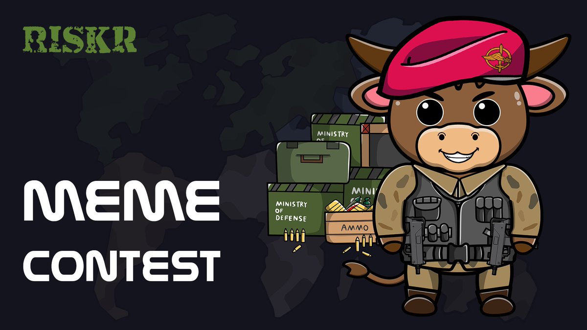 PlayRiskR's tweet photo. Soldiers, drop your best RiskR meme below. Winner gets 1 of the first 111 NFT Lieutenants🪖

The #NFT Lieutenants are exclusive Utility NFTs. Giving access to NFT staking, NFT yield farming and daily $ARMY revenue

🎖️Winner selection 8pm CEST, August 27

#meme #solana #solanaNFT https://t.co/Kaby2XHAGx