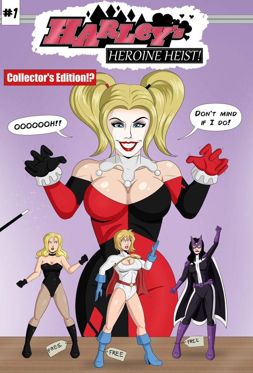 HypnotizedRaven's tweet photo. "Hehehe hiya everyone, it's me Harley Quinn. I bet you were all expecting some boring heroine, well I'm afraid that all them goodie goodies are in a nice Harley induced  la la land so I'm taking over now~ hope everyone enjoys nice brainwashed Harley girl's, you may join them~" https://t.co/O99oNRmmq0