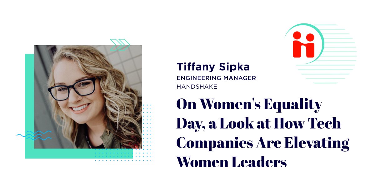 This #WomensEqualityDay we’re excited to share a word from Tiffany Sipka, Eng Manager, #TeamHandshake.

Tiffany shares how Handshake has empowered, enabled, + encouraged her career goals, all while elevating her best self at work.

<a href="/BuiltInSF/">Built In San Francisco</a>➡️ bit.ly/Tiffany-WED