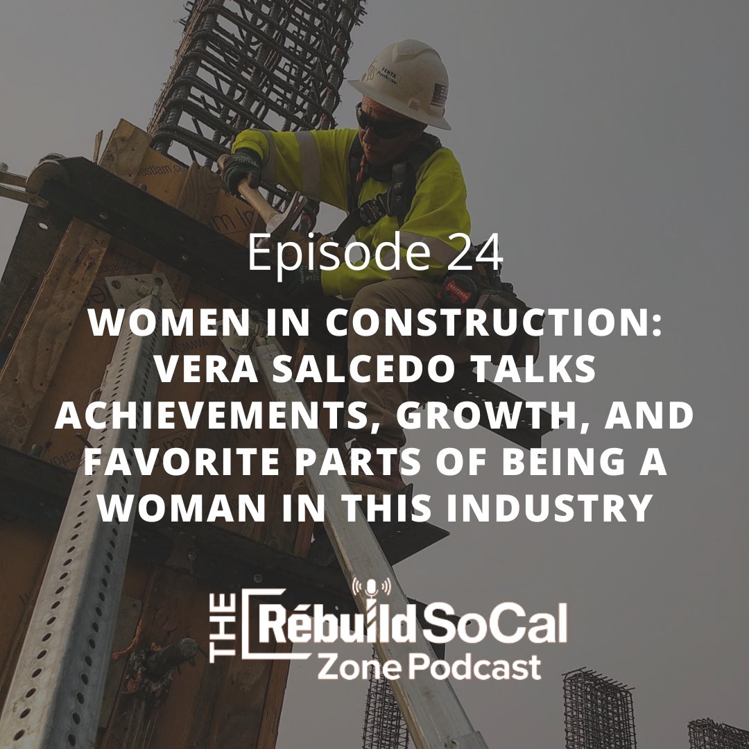 RebuildSoCal's tweet photo. It's #WomensEqualityDay, and it's the perfect time to bring back our Women in Construction series episode with Vera Salcedo, who chatted with us about her achievements, growth, and her favorite parts of being a woman in this Industry.👏👏 

Listen here: https://t.co/YObfNZnhj4 https://t.co/oAyV1rbM8B
