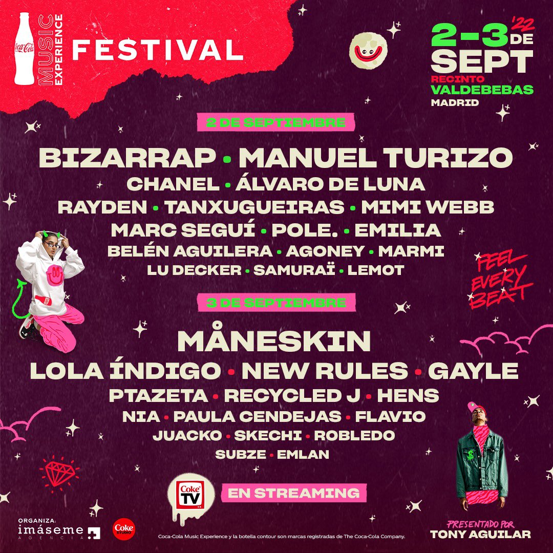 TonyAguilarOfi's tweet photo. ¿Te has quedado sin entradas para #CCME? Ahora es tu oportunidad para  ganar 2 abonos de 2 días! Tienes que: 

1° hacer RT de este tweet
2° menciona a tu posible acompañante 
3° asegúrate de que l@s 2 me seguís en Twitter.
4° usa el HT #TonyQuieroVivirCCME  

Suerte @CocaCola_es https://t.co/04Do1aVb0k