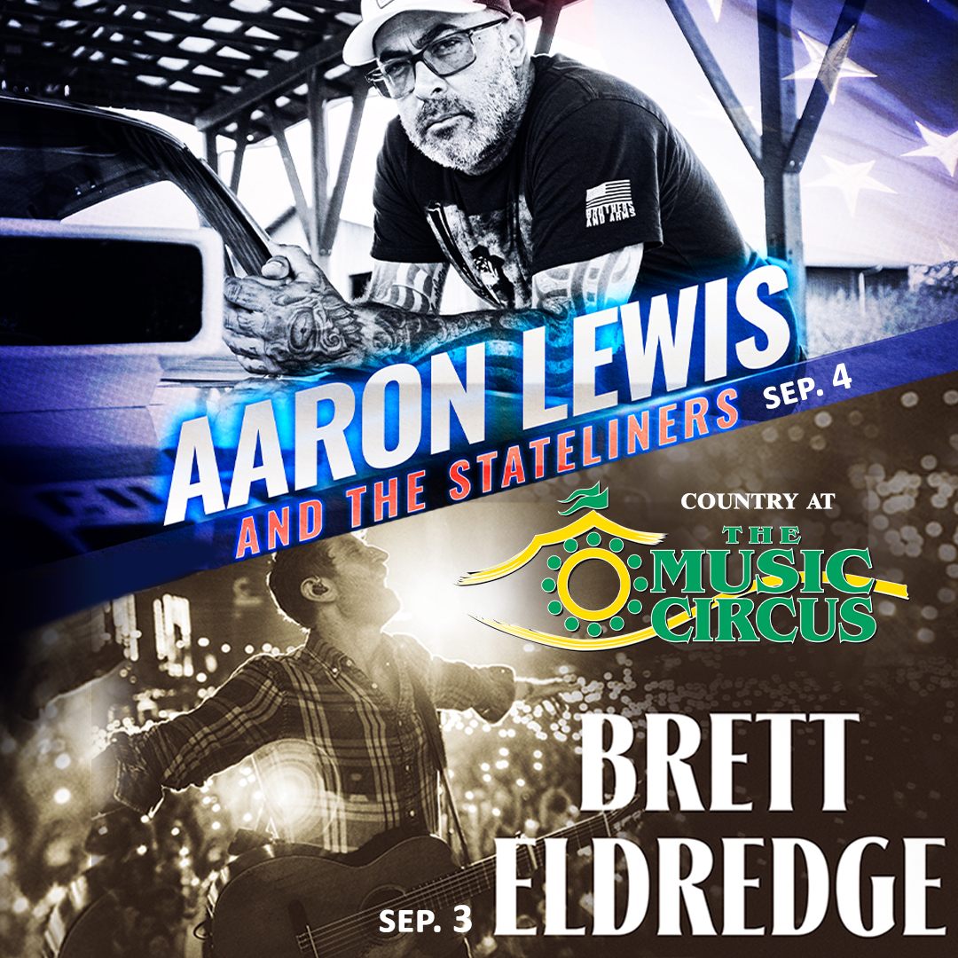 SSMusicCircus's tweet photo. Party with us this weekend at the Music Circus!! 
🤠🇺🇸

@bretteldredge - 9/3
@Aaronlewismusic - 9/4

Tickets at: https://t.co/NwXoU11D9y 

#musiccircus #countryconcert #summersendoff #labordayweekend2022 #aaronlewis #bretteldredge #boston #tickets https://t.co/AkQ8Ukeoit