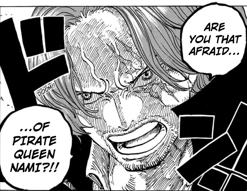 emibunnyy's tweet photo. To everyone pressed about Nami possibly having Conqueror’s Haki 😌 #ONEPIECE1058 https://t.co/iGruwGliWj