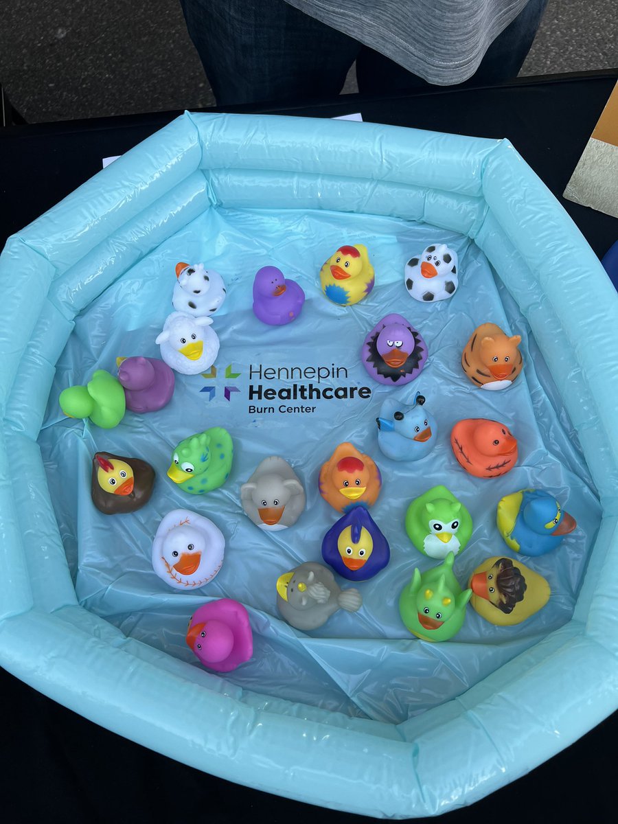 HennepinHC's tweet photo. Visit our Burn Center today @mnstatefair! Meet our @HCMC_Burn team, learn about burn prevention and take home one of these cute rubber ducks that will help determine safe bath water temperature for babies and kids. 🦆 💦 https://t.co/IXQHq4X5yD