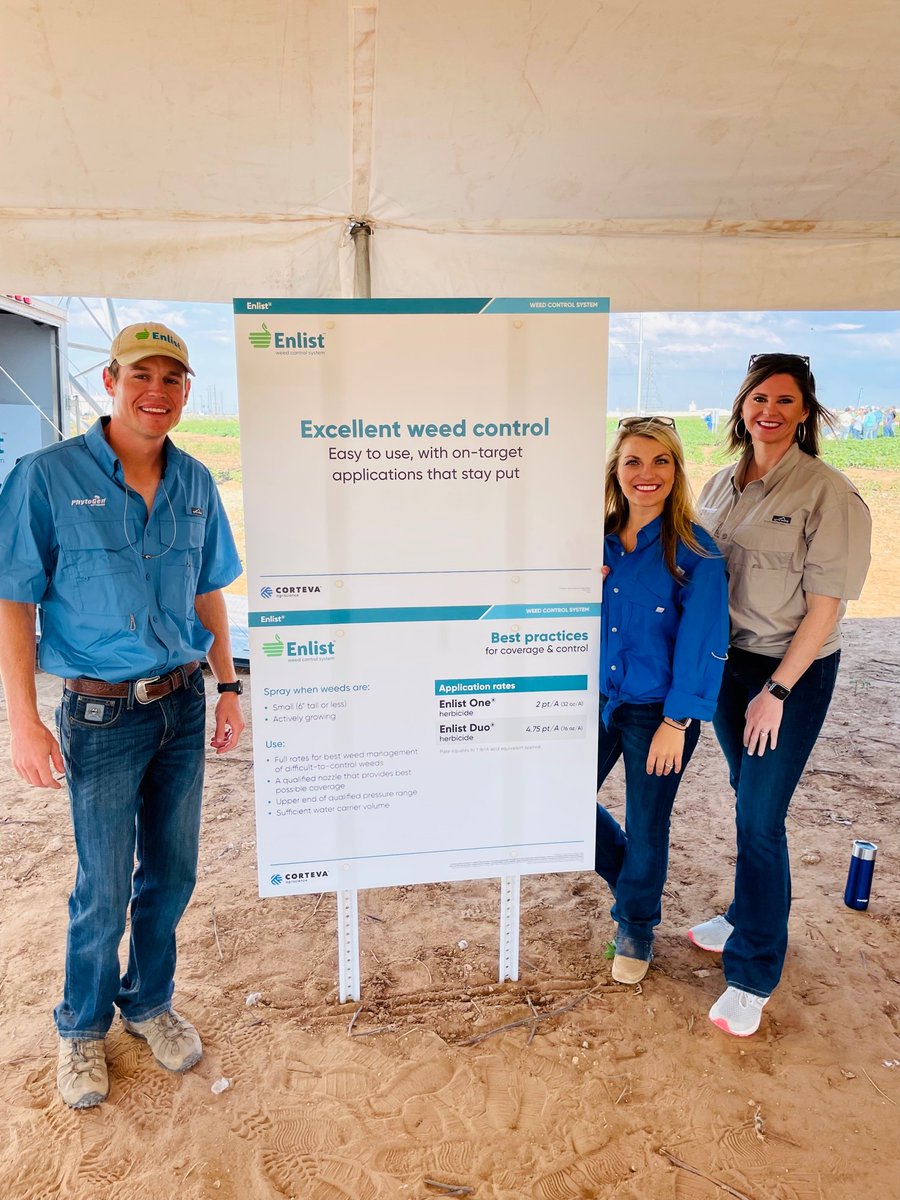 PhytoGenCotton's tweet photo. A big Texas-sized “thank you” to our crop protection colleagues for joining us in Lubbock this week to share their knowledge about the Enlist® weed control system. We’ve got the experts to help you thrive in cotton! https://t.co/dBCa6rsT2C