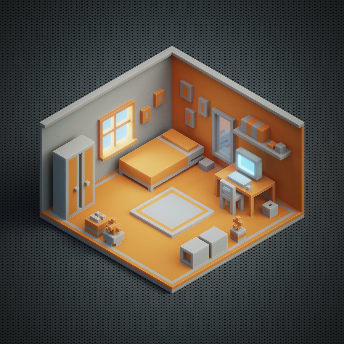 m4ndrill's tweet photo. An old room revisited
 
#magicavoxel #voxelart https://t.co/XISXgNpJaZ