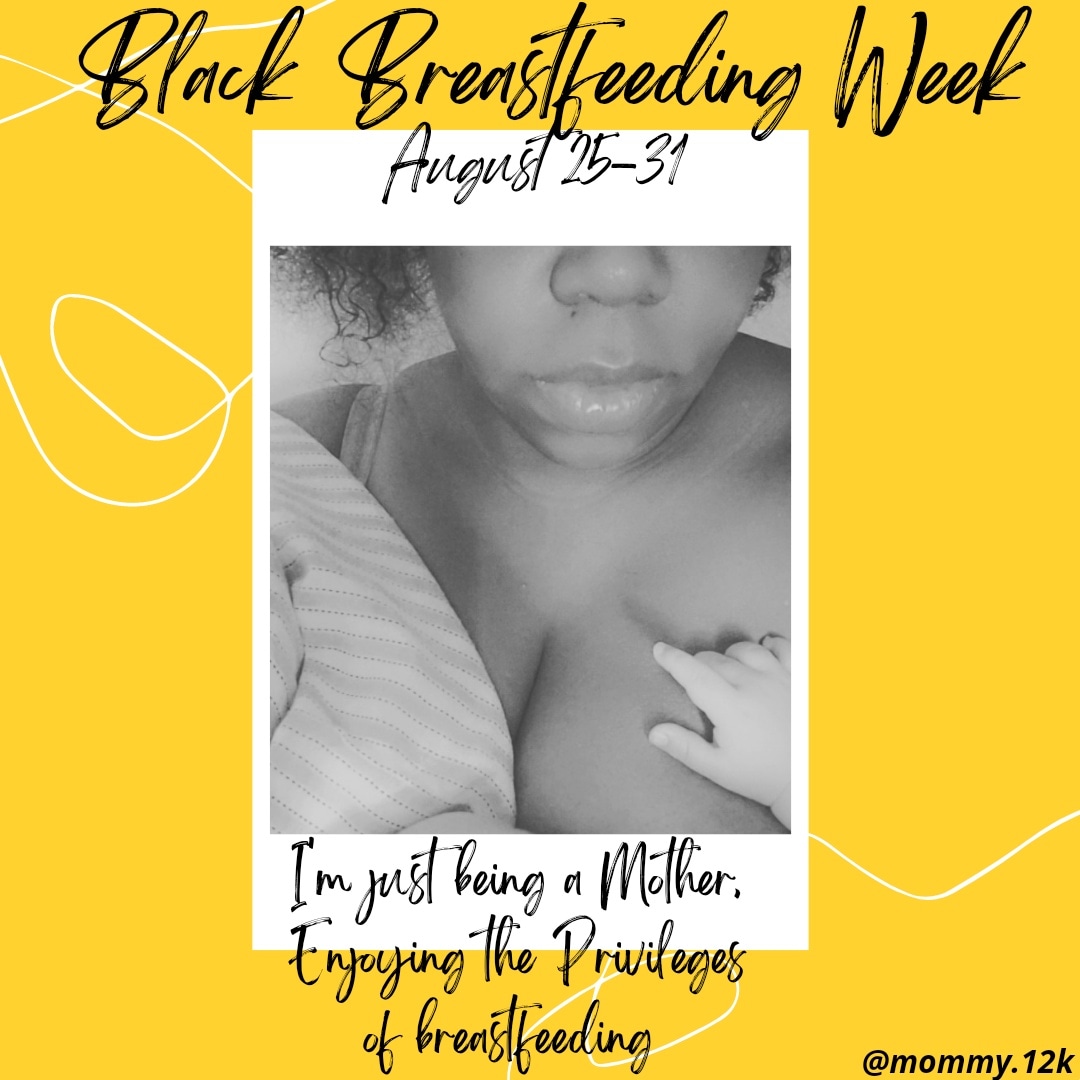 Mommy12k's tweet photo. Increasing breastfeeding among Black women is essential. Keep it up fellow breastfeeding Moms. To all the long nights, challenges, biting, sore breast, eating restrictions, wet shirts and pumping... You are Amazing and doing Great!!!

💙💛❤ https://t.co/UKRSf7v3oZ