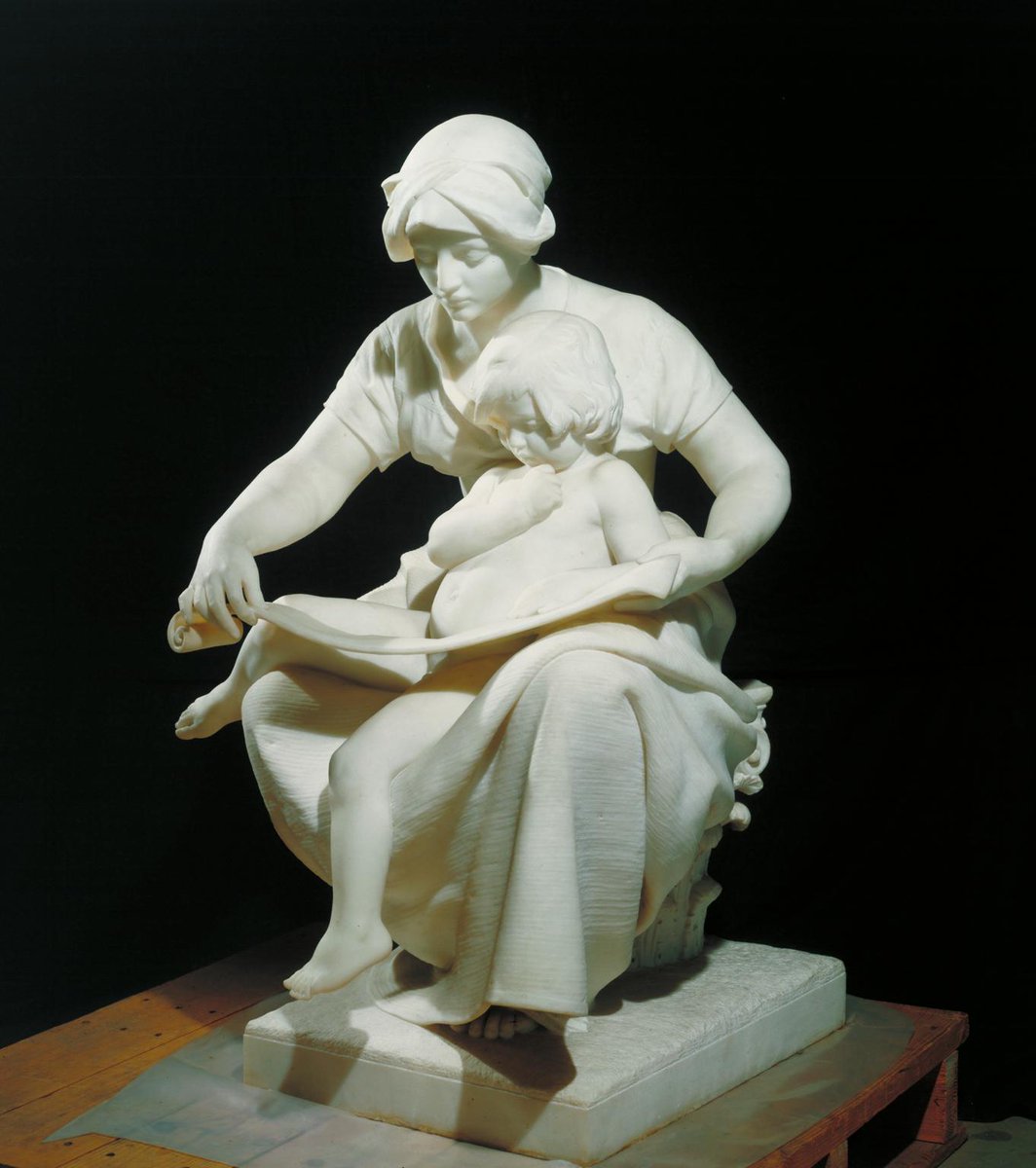 TateArtBot's tweet photo. Alfred Gilbert, Mother Teaching Child, 1881 #museumarchive #alfredgilbert https://t.co/ARxfFLFUkD https://t.co/Exk1TUJR0O