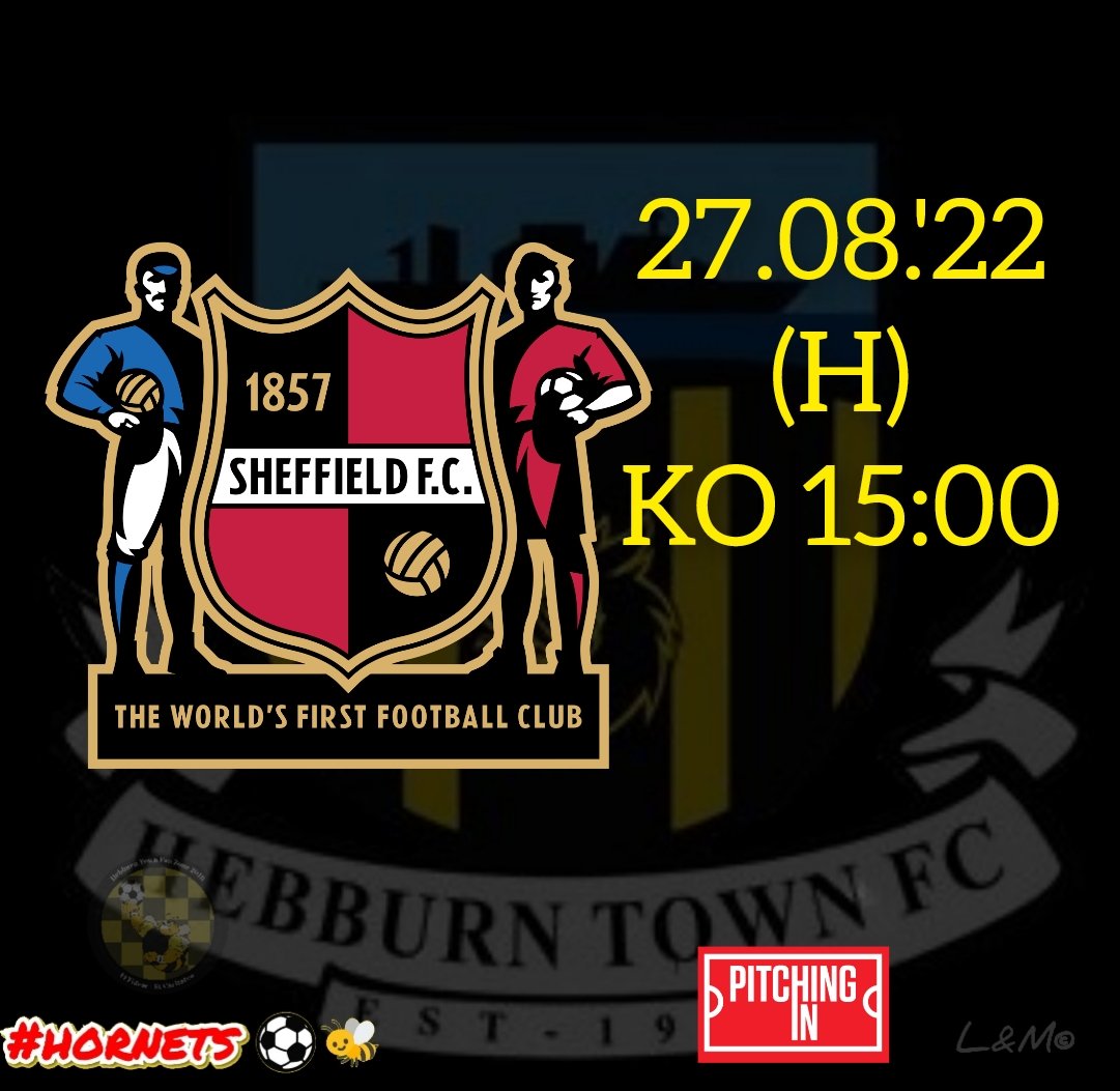 🚨𝙃𝙊𝙈𝙀 𝙂𝘼𝙈𝙀 𝘼𝙇𝙀𝙍𝙏🚨

First home game of season 2022/23!!
Let's get behind the lads and give them cheer and support ⚽ 🐝 🟡 ⚫

#hebburn #hornets #football #supportyourlocalteam #grassroots #nonleague #upthehornets #uth

Edit L&amp;M (Liz&amp;Mon)