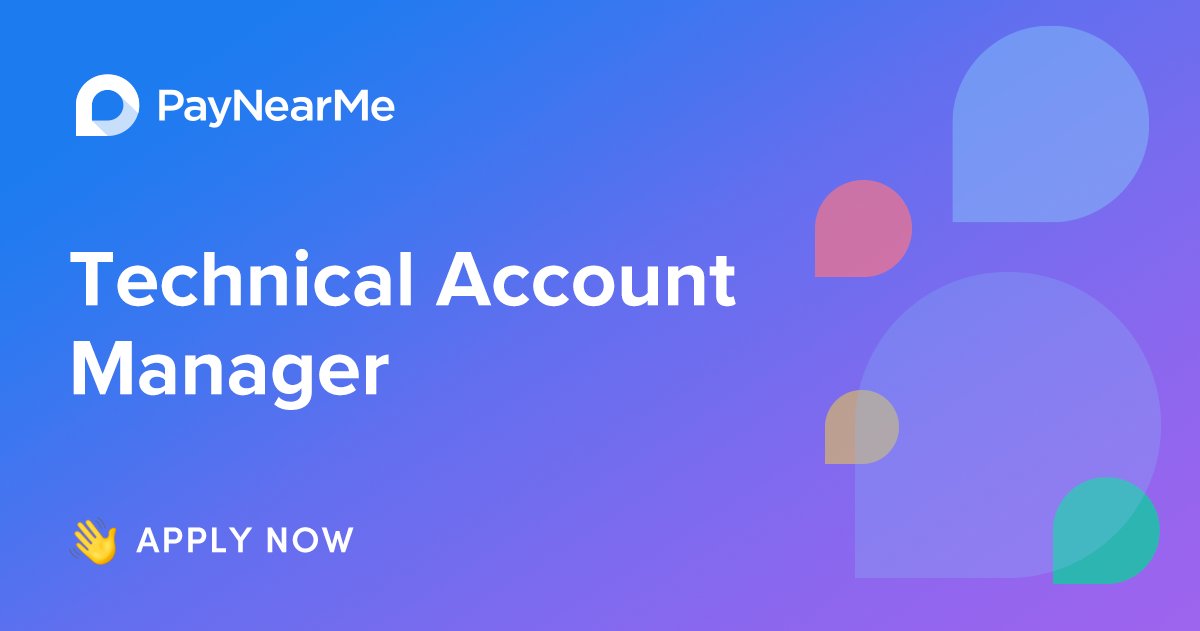PayNearMe's tweet image. We’re in growth mode and looking to add a dynamic Technical Account Manager to our PayNearMe team. Learn more and apply here: 

hubs.ly/Q01k_d5S0

#joinourteam #technicalaccountmanager #payments #fintech #remote