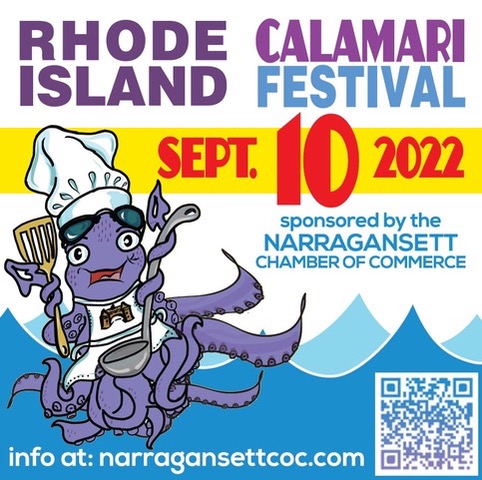 thetowndock's tweet photo. ๐ฆ Got Squid? ๐ฆ The Rhode Island Calamari Festival and cook-off is in Narragansett on Saturday, September 10, 2022! Learn more and buy tickets now at: https://t.co/0BNOfrHnbF https://t.co/t9Wl8MQBL4
