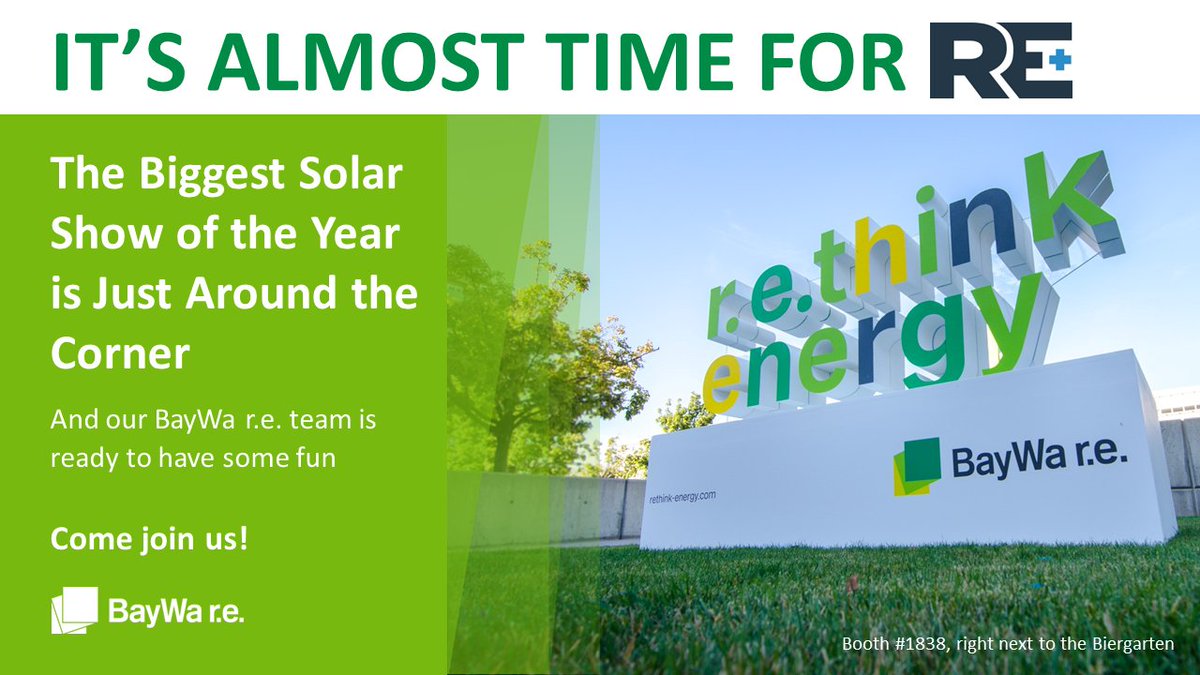 BWRESolarUS's tweet photo. #replus22 is back in person! RSVP for our events with top-tier solar brands: @Qcells_NA, @SMAsolar, @PanasonicNA, @IronRidge, @pvpallet, and @bodhisolarcx.
RSVP: https://t.co/l2jxPtR7VJ
#cleanenergy #solarinstaller #solarenergy #solartradeshow #solarnetworking #solarindustry https://t.co/EHQnawJ9rO