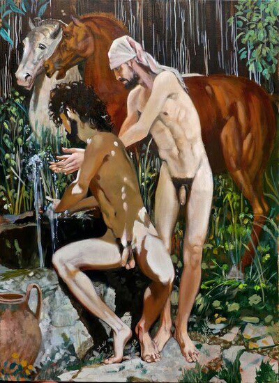 Homosartes's tweet photo. #AndreDurand pintor canadiense #gayart #artegay #homocultura #culturagay https://t.co/zoLE49wgqr