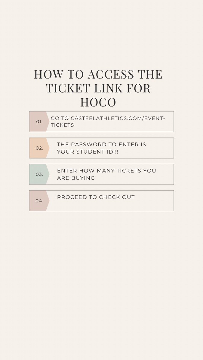 Hoco tickets are now $25 until September 24 when they will be raised to $30 at the door! Buy your tickets now