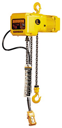 LiftWisco's tweet photo. The SNER series of Harrington electric chain hoists furnishes single-phase operation in a heavy-duty, low-headroom design. Available in hook mount or coupled with a trolley, it easily transports any load. https://t.co/4RKJvZlLdk
#ElectricHoists #Hoistsandcranes #SNER https://t.co/GCNRgZN9FH