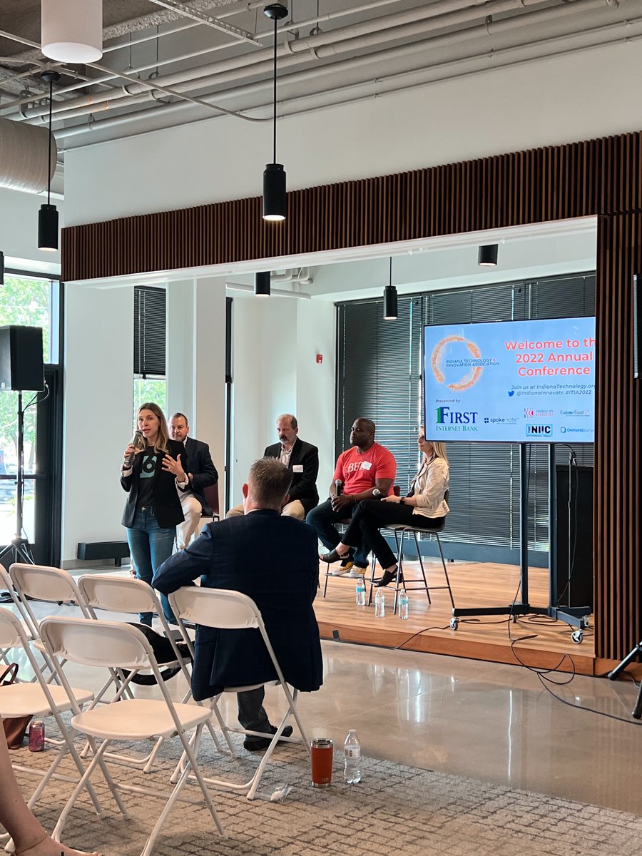 16Techinnovate's tweet photo. Yesterday we had the pleasure of hosting the @IndianaInnovate 2022 Annual Conference at #16Tech! We hope you enjoyed your time discussing how to support and grow the Indiana technology and innovation industry. #ITIA2022 https://t.co/F6RLabr3pw