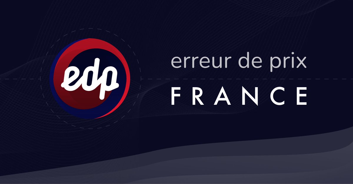 Vous en avez rêvé, nous l'avons fait : le premier cook group erreur de prix arrive en France !

Accès limité et uniquement via le formulaire : forms.gle/FSCV1VztRDCvxW…

Follow et RT pour être sélectionné ✅