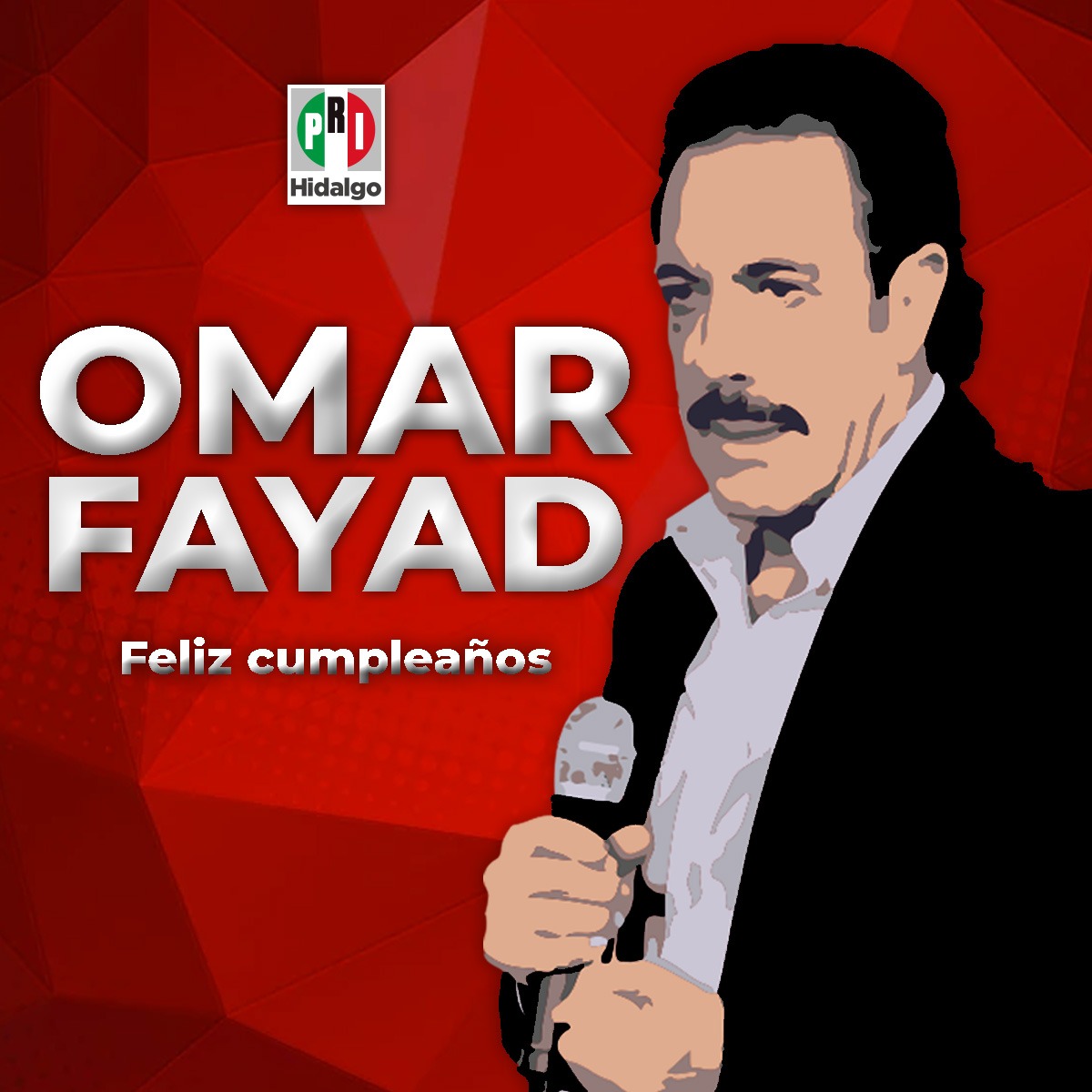 cdeprihidalgo's tweet photo. Las y los integrantes y militantes del @cdeprihidalgo, enviamos una felicitación por su cumpleaños al Gobernador @omarfayad, con motivo de su cumpleaños.

Deseándole prosperidad y éxito en todo lo que emprenda, enhorabuena y un abrazo afectuoso. https://t.co/ukrpxtKomW