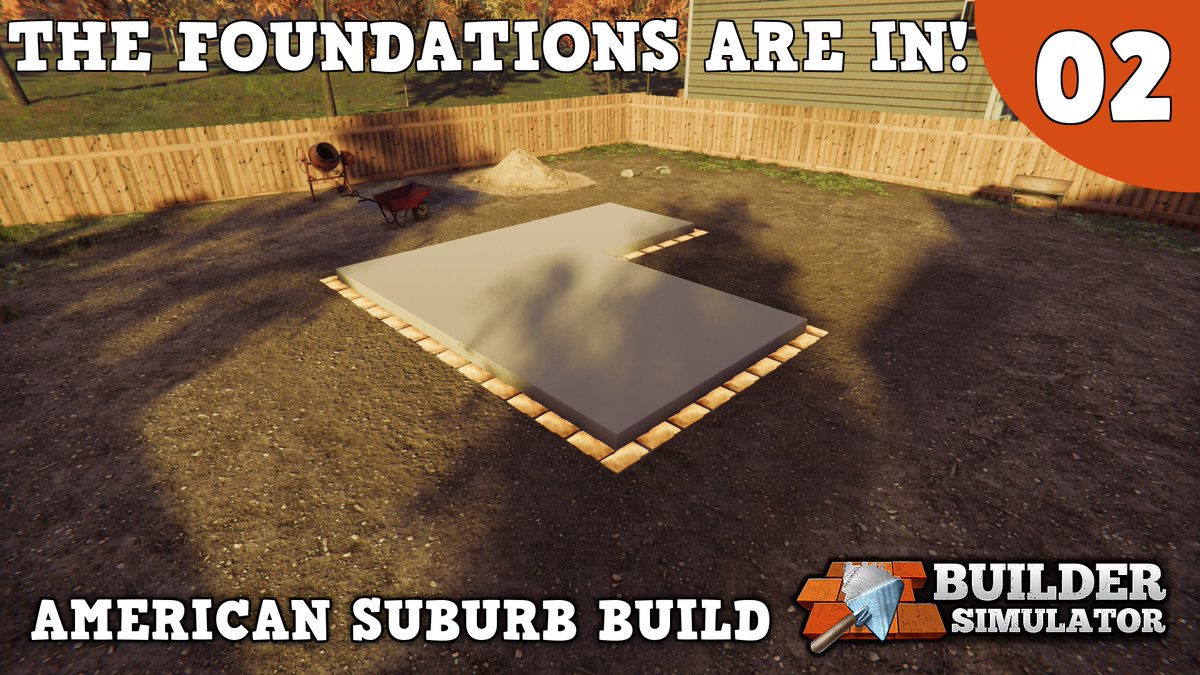 CraigyBoyGames's tweet photo. This little house (if you can call it that) is stating to get underway. The foundation are in and the walls are stating to go up, it's really coming together, but we still have a way to go. 

Thank you for watching! 

#buildersimulator #craigyboygames

https://t.co/JNuu1ihv6g https://t.co/Cs95G6ZmfS