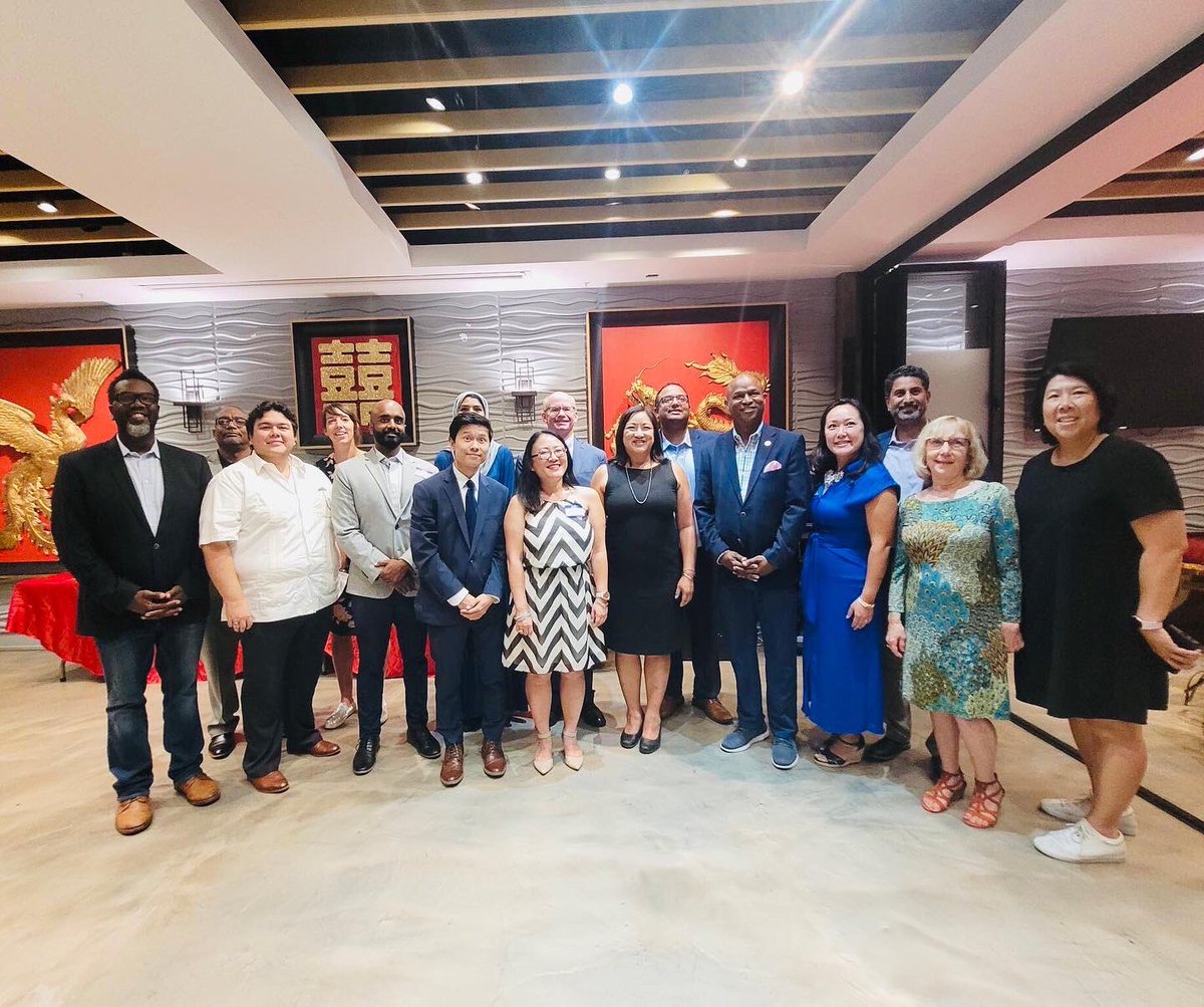HoanDHuynh's tweet photo. Great night with the Asian American Caucus and candidates  for the General Assembly! Inspired by Co-Chairs, Representative Theresa Mah, the first Asian American elected to IL General Assembly, and Senator Ram Villivalam, the first Asian American elected to IL Senate!#TeamHoan https://t.co/OTTp1M0MPy