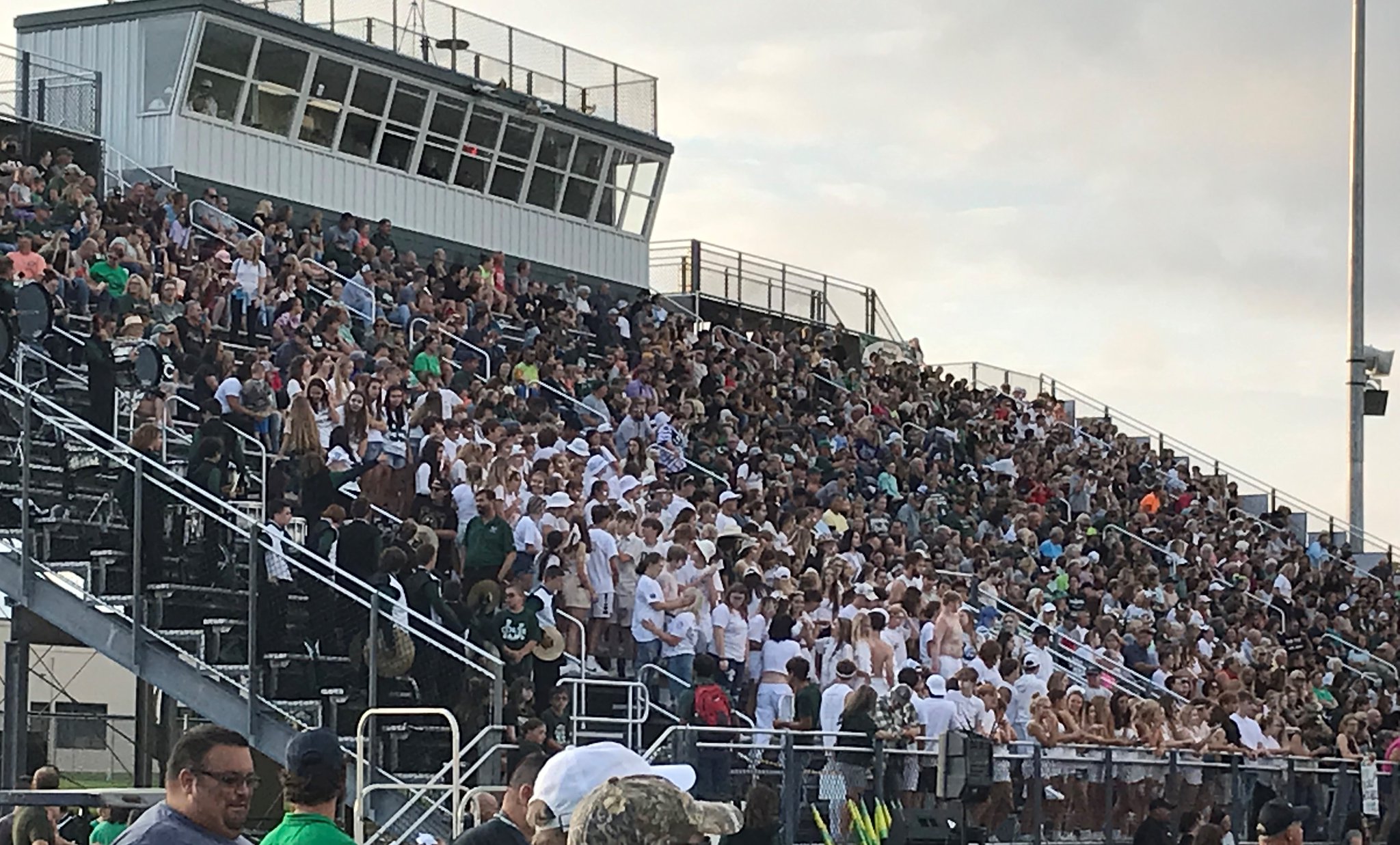 Cloverleaf Schools on Twitter "Big crowd on hand at Gene Clark Stadium