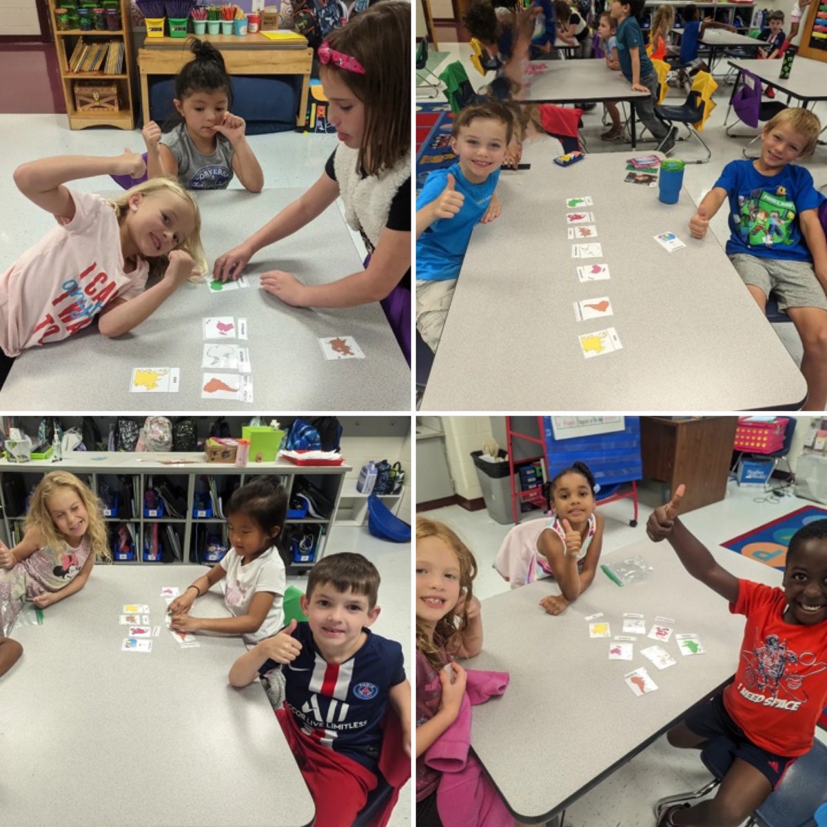 saraharpminter's tweet photo. Mrs. Soong's first graders found out that learning about the continents is WAY more fun when you work with your friends! #teamminter #ShineTogether https://t.co/OpJsDjDZan
