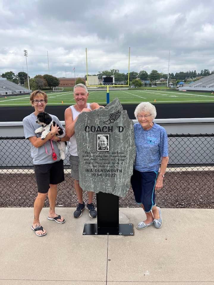 Wonderful monument for an even more wonderful man!  RIP Coach D!