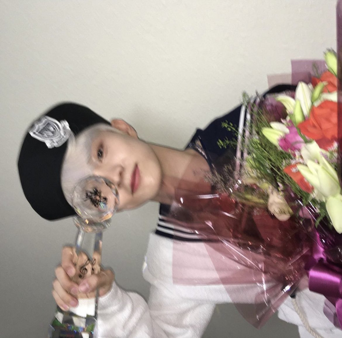 Chanhgmin's tweet photo. Finally a trophy we can bring to home from Whisper! https://t.co/M2QQB7WM5b