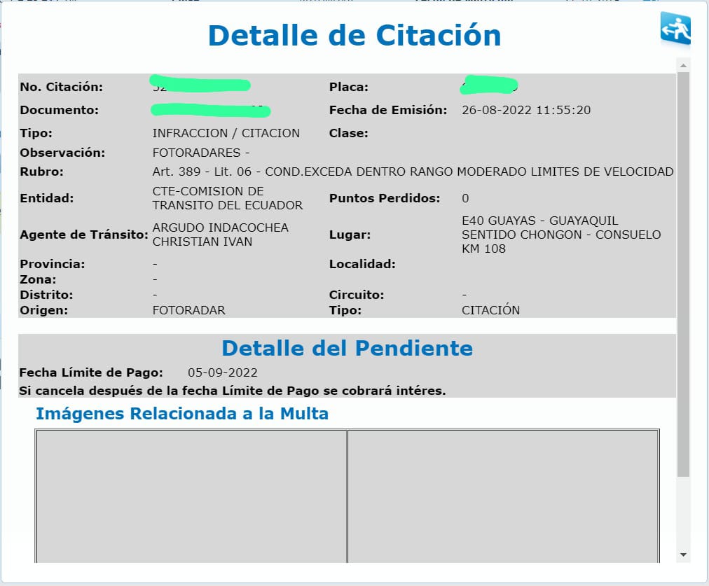 mjnc_'s tweet photo. LO VUELVEN A HACER @CTEcuador @ANT_ECUADOR viernes 26 de agosto... Multa de fotoradar SIN FOTO en Guayas - Guayaquil. En un carro que NO está desde el día 25 de agosto en la ciudad. #DenunciaCiudadana #Transito #transitoecuador https://t.co/BL9oM0Iqxt