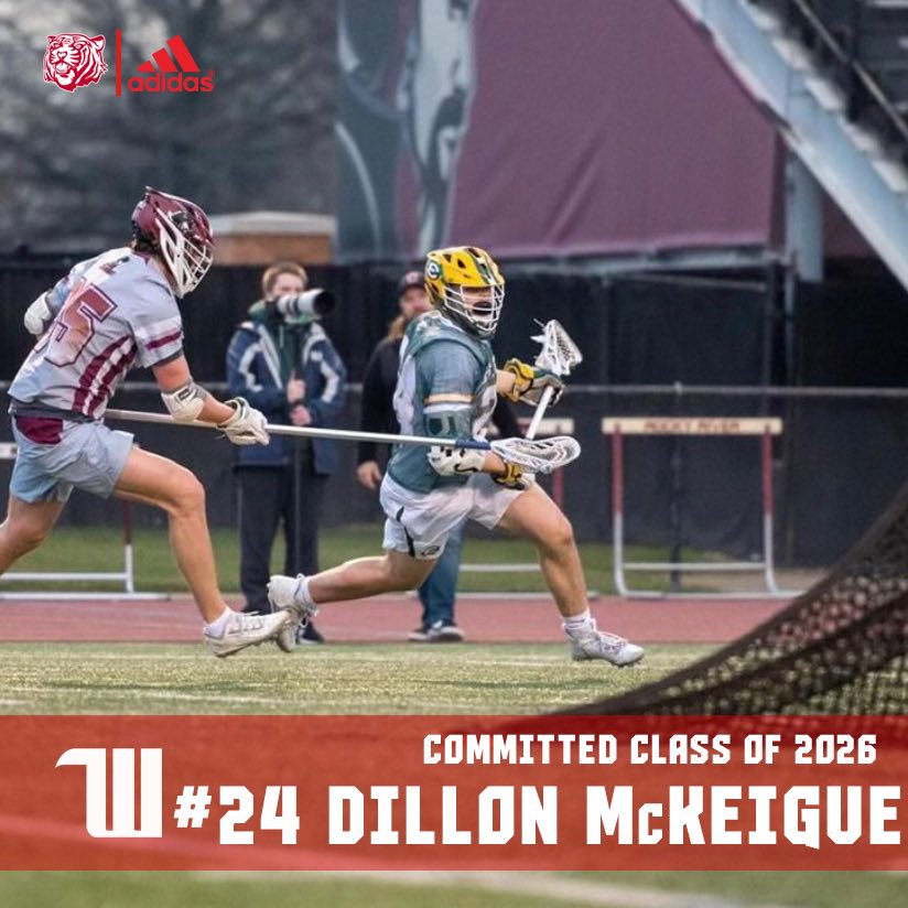 WittMLax's tweet photo. Next up @WittMLax @WittAthletics @wittenberg class of 2026 #24 A Dillon McKeguie @SEHS_Lacrosse 👊🏻🐅🆙 https://t.co/7A38ELtOGv