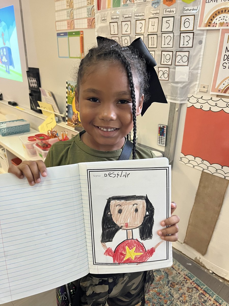 KellyLeonardLP's tweet photo. Today was self portrait day! Hard work pays off! #ChooseLP @lpisd #LPE #Kindergarten https://t.co/zCLAgrUo2g