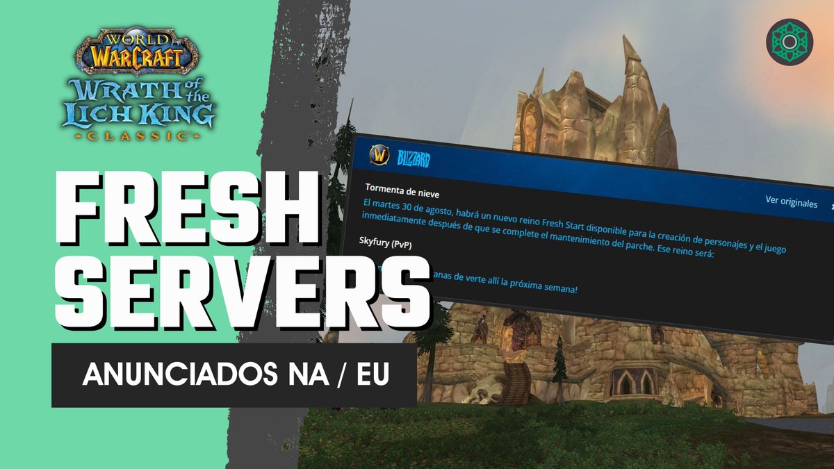 Shambalitv's tweet photo. 🔥Nuevo video! ¡AL FIN! Tenemos nombres de los servidores nuevos | WOTLK
⏯️ https://t.co/FXOlvwmtwc https://t.co/Z4mBFD0cLq