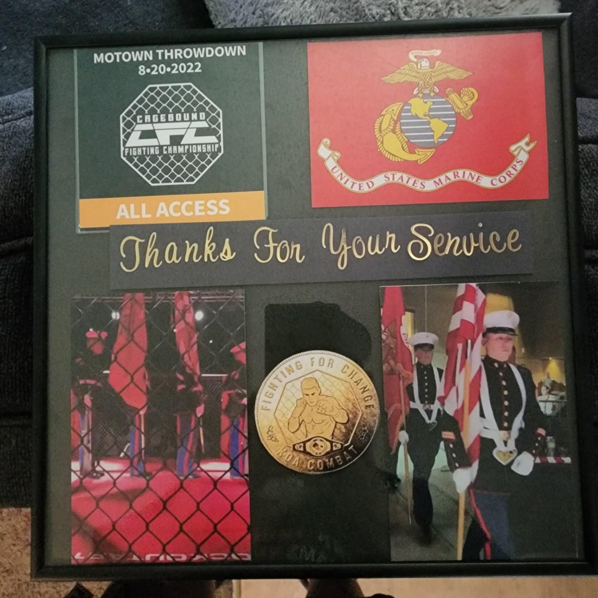 artist_knockout's tweet photo. SHOWING SOME RESPECT TO OUR MILITARY TODAY, CFC EVENTS MGR SCOT H.
#KOACOMBAT
# https://t.co/StViSvf3OM
#CAGEBOUNDFC
@KoaCombat
@USMC
THE DIFFERENCE IS IN FRONT OF YOU. NFA JOIN US TODAY! https://t.co/OW4j1md5My