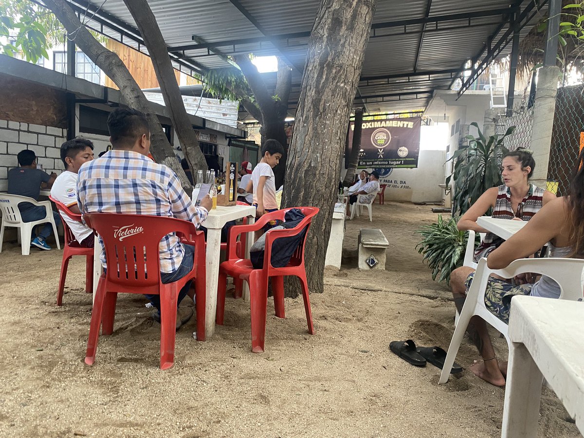 cblatts's tweet photo. The best Oaxacan-style sashimi, aguachiles, and mezcal is found (narurally) in the mechanics area of Puerto Escondido, behind a car wash, in a sand pit and bunker.

https://t.co/dbjlzwQgaM https://t.co/dbjlzwQgaM https://t.co/f2nvWaw4n9