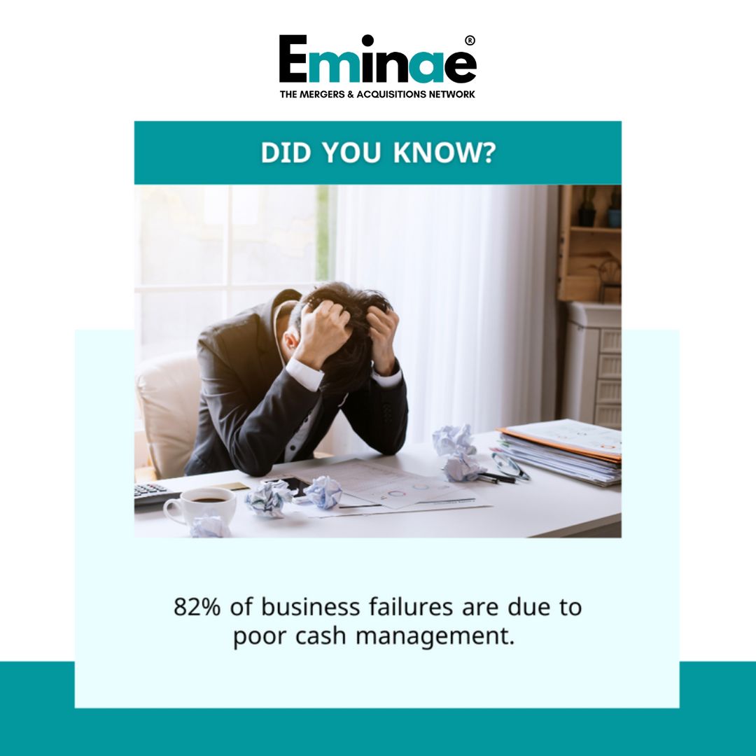 eminaenetwork's tweet photo. π€ Did you know 82% of business failures are due to poor cash management?
βΉοΈ US Bank Study
#EminaeNetwork #TrustedAdvisors #MergersandAcquisitions #TeamEminae #BusinessSuccess #BusinessFailure #CashFlow #BusinessFinance https://t.co/XwSa4Ek8iQ
