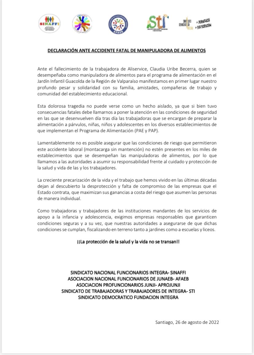 AFAEB #JunaebNoSeVende tweet media