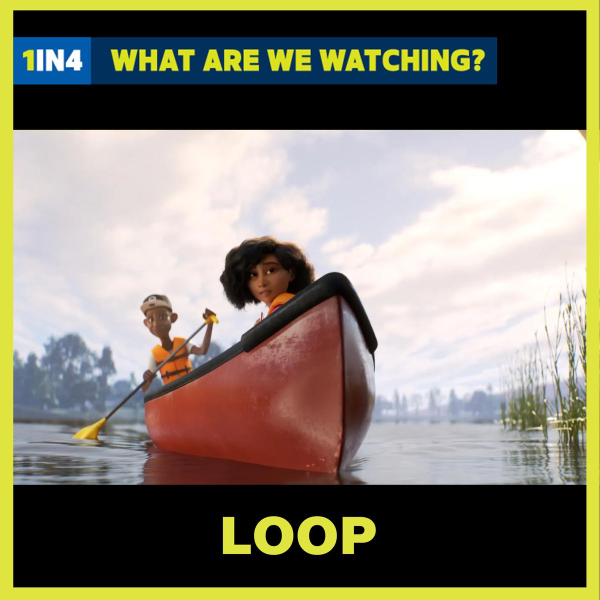 1in4coalition's tweet photo. This week we’re watching Loop, a short film by @Pixar, directed and written by Erica Milsom (@ericaoherica)!
#1IN4WhatAreWeWatching #Pixar #LoopFilm #Loop #ShortFilm #AnimatedFilm #DisabilityRepresentation #Disability #Disabled #AutisticSelfAdvocacyNetwork #PixarLoop #Disney https://t.co/3adnI73NE2