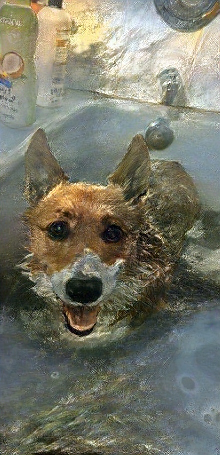 Bath Time Bigsby! 

@nightcafestudio is a lot of fun to play around with!
This is a face I would love to se in Galleries!

#itsbigsby #corgilove