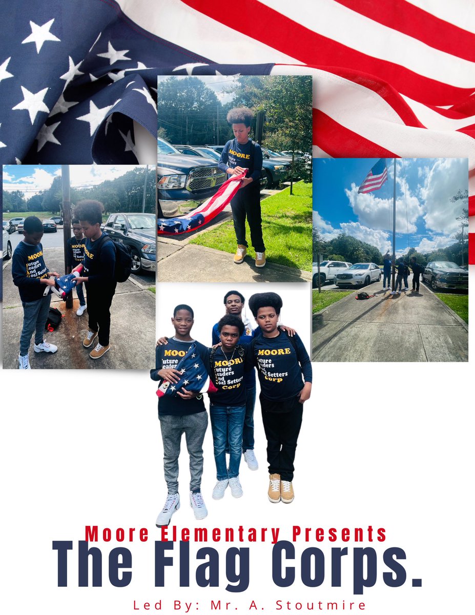 school_moore's tweet photo. “𝙰-𝚃𝚎𝚗-𝙷𝚞𝚝!”🫡🇺🇸 We are so grateful to Mr. Stoutmire for leading our Flag Corps with 𝒹𝒾𝓈𝓉𝒾𝓃𝒸𝓉𝒾ℴ𝓃! 𝘞𝘦 𝘴𝘢𝘭𝘶𝘵𝘦 𝘺𝘰𝘶, 𝘔𝘳. 𝘚𝘵𝘰𝘶𝘵𝘮𝘪𝘳𝘦! #MooreThanReady #FlagCorps #Grateful #LeadingTheWay https://t.co/fdbrWyS0tE