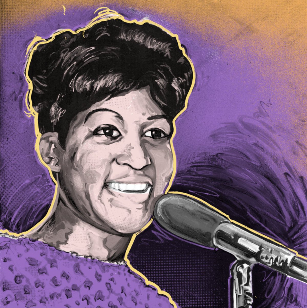 My newest #NFT is a collab between @1687Club and @withersgallery - inspired by a #vintagephoto from photojournalist #ErnestWithers of the Queen of Soul @ArethaFranklin #fundaiser #NFTsforgood