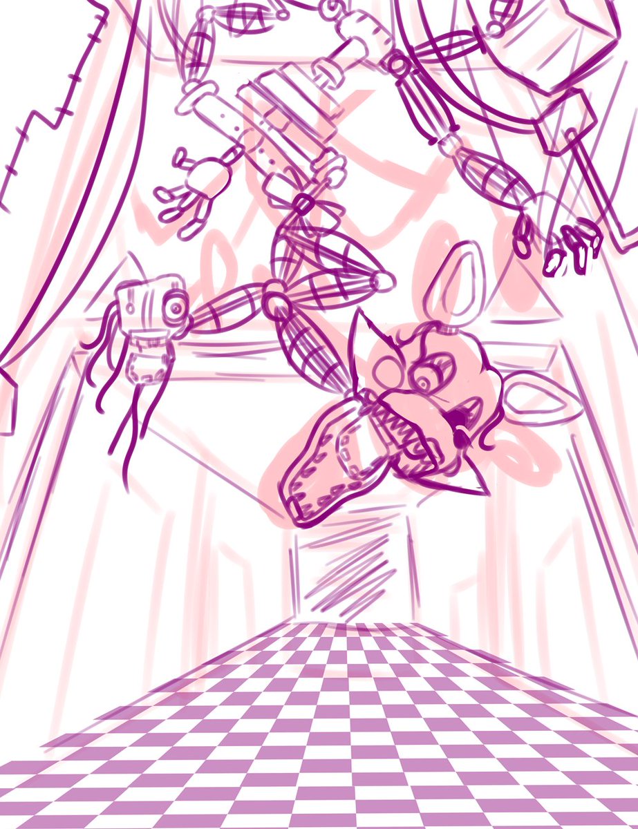 I gotta try to render this at some point
#fnaf #mangle