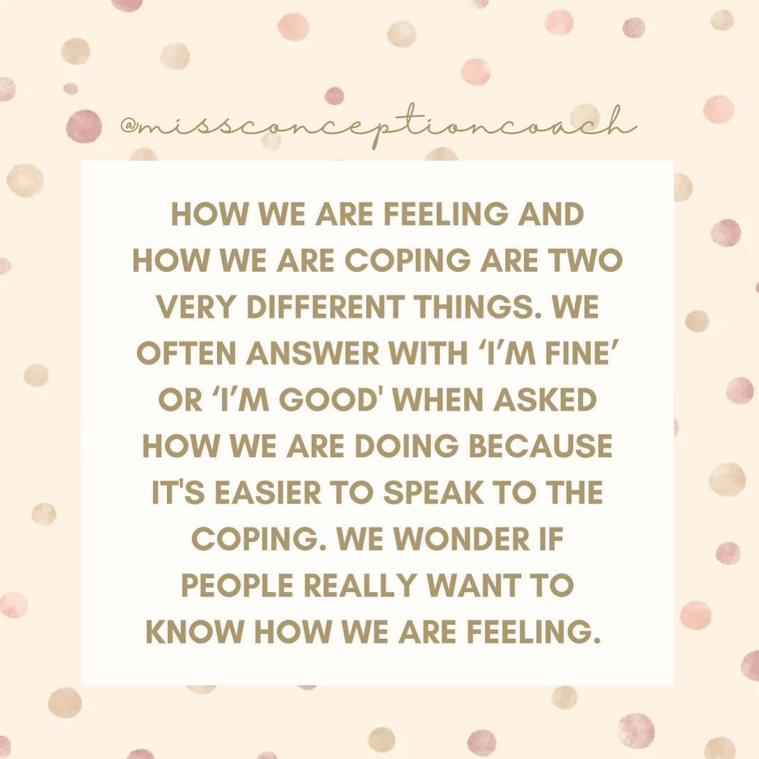SupportBill141's tweet image. Feeling and coping aren't the same thing. 

#miscarriage #pregnancyloss #stillbirth #infantloss