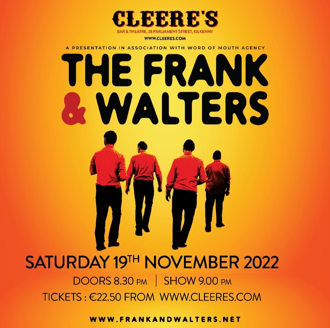 Cleerestheatre (@cleereskilkenny) on Twitter photo Tickets on sale now for
The Frank & Walters at Cleere's.
cleeres.com/product/the-fr…
<a href="/frankandws/">FrankandWalters</a> <a href="/Rollerkilkenny/">Rollercoasterrecords</a> <a href="/aidanshortall/">upcloseandpersonalpromotions</a> <a href="/kkGigGuide/">Kilkenny Gig Guide</a> <a href="/DicksboroGAA/">Dicksboro GAA & Camogie Club</a> Tickets on sale now for
The Frank & Walters at Cleere's.
cleeres.com/product/the-fr…
<a href="/frankandws/">FrankandWalters</a> <a href="/Rollerkilkenny/">Rollercoasterrecords</a> <a href="/aidanshortall/">upcloseandpersonalpromotions</a> <a href="/kkGigGuide/">Kilkenny Gig Guide</a> <a href="/DicksboroGAA/">Dicksboro GAA & Camogie Club</a>