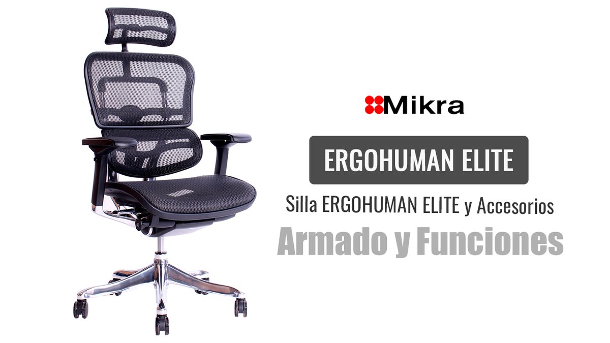 MikraSpA's tweet photo. Armado y Funciones de Silla ERGOHUMAN ELITE y Accesorios https://t.co/wB8lfLfXbQ a través de @YouTube https://t.co/Ueh1Bsfdc0