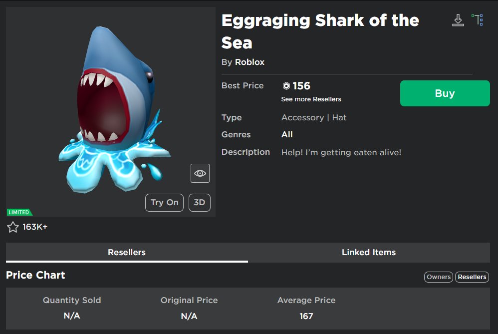 Roblox - We're going to need a bigger yolk… What perils at sea did you face  to get the Shark Eggtack? #EggHunt2019 #Roblox